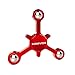 Fidget Spinner Hand Toy, Newest Balance System update Spinning time 2+ Minutes with Solid Bearing Gap SS304 - by KOMVOX (Red)