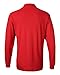 Jerzees mens 5.6 oz. 50/50 Long-Sleeve Jersey Polo with SpotShield(437ML)-TRUE RED-2XL