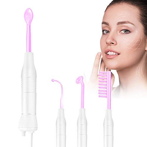 Amazon Com High Frequency Skin Therapy Wand 4 Tube Portable High Frequency Beauty Stick Facial Machine Handheld Skin Therapy For Skin Tightening Wrinkles And Hair Loss Personal Care Professional Tool Us Beauty