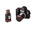 Creative Silicone Camera USB 2.0 Flash Drive 8GB