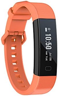 Vibing Fitness Tracker Watch, Activity Tracker with Heart Rate Monitor and Sleep Monitor, Smart Pedometer for Step Distance Calories Track, IP67 Waterproof Smart Band for iOS and Android (orange)