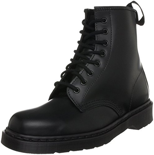 Dr. Martens Unisex 1460 8-Tie Lace-Up Boot,Black Smooth,UK 11 (US  12) M US