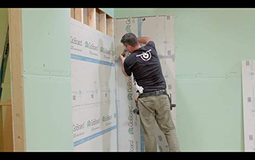 Backer Board Shower Wall Kit - Shower Surround Walls - 100% Waterproof GoBoard Install Kit (8 Sheets Covers 120SF, 6 Tubes Marine Grade ShowerSeal Polyurethane Sealant, 2.5lb. Screws)