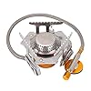 Mini Fornuis Aluminium Camping Kookgerei, Duurzame Picknick Opvouwbare Fornuis Camp Stove, Voor Outdoor Kamperen…