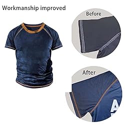 Men Short Sleeve Blue Line Shirt T Shirt Pack for