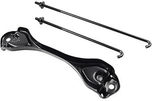 Cndoci37 9017906214 Hold Down Clamp Battery Trays 1 Set for Toyota Prado 2002-2009 Steel Black