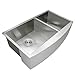 PKB Handmade Farmhouse Undermount Kitchen Sink Stainless Steel 60/40 Double Basin 30”x20”x9” with Dish Grid & Drain Strainer Kit