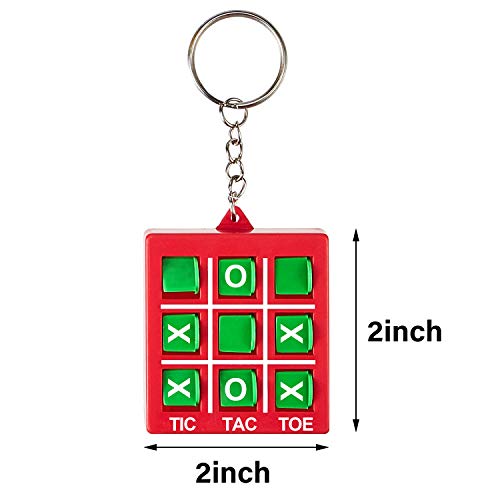 16 Pieces Tic Tac Toe Keychain Durable Plastic Keyholders for Mini Backpack Clip Christmas Gift Keyr - //medicalbooks.filipinodoctors.org