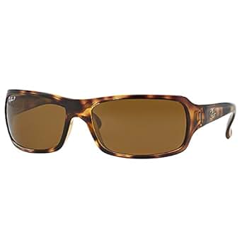 Amazon.com: Ray-Ban Men's RB4075 Rectangular Sunglasses