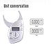 Digital Body Fat Caliper Calculator Skin Fold Analyzer LCD Display Measuring Tool, mm inch Screen Athletic Women/Men Body Tools Fat Tester, Body Fat Monitors for Health Monitoring by FstDgte