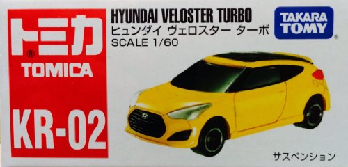 Takara Tomy Tomica No.KR-02 Hyundai Veloster Turbo Scale 1 : 60