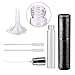 Gotofine Perfume Atomizer Perfume Bottles, Portable Travel Mini Refillable Spray Bottle 5ml, Funnel & Dropper Included (Black)