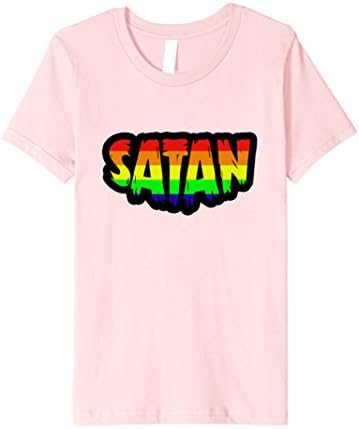 Kids Satan T-Shirt | Diablo 666 T-Shirt 4 Pink