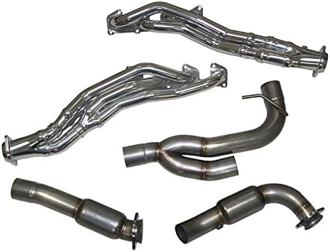 Doug Thorley Headers THY-223Y-1-C Silver Long Tube Tri-Y Header (with Stainless Y-Pipe, 2011-14 Ford Raptor SuperCrew, 6.2L), 1 Pack