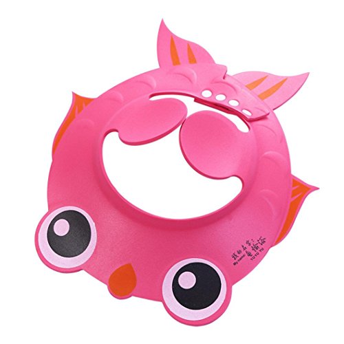 image for Sagton Bathing Shower Cap, Cartoon Goldfish Wash Hair Shield Visor Cap