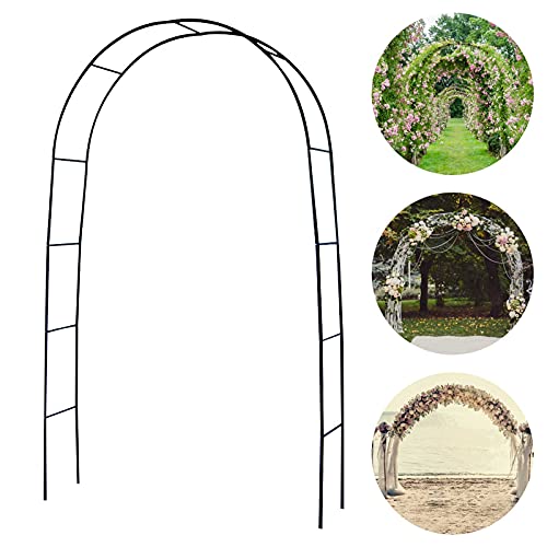 Rosenbogen, 240x133x38cm, Metall Pergola, Torbogen Rankgitter Gartenbogen Rankhilfe Rankgestell Rosengitter Rankhilfe… – Bild 5