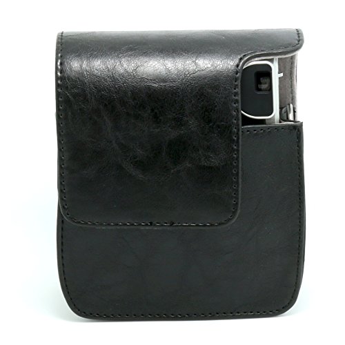 Fuji Instax Mini 90 Case] CAIUL Vintage Comprehensive Protection
