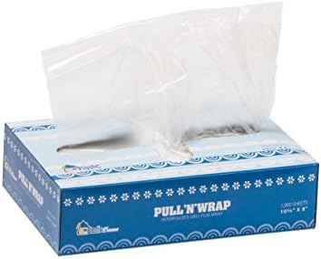 Interfold Deli Wrap Paper Great For Bakery, Deli, Home Use. 1000 Sheets (6" x 10 3/4")