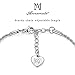 Inspirational Graduation Gifts Bracelet Bangle Motivational Mantra Quote Engraved Message for Women Teen Girls Birthday Jewelry (Always My Sister Forever My Friend - Silver)
