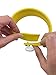 Fusionbrands EggXactRing Adjustible Silicone Egg Ring and Food Ring for Baking, Molding and Presenting, Yellow