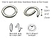 Pack of 2 (Two) 6mm 24g 99.9% Fine Sterling Silver Seamless Ear or Nose Hoop