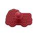 Cake Boss Decorating Tools 4-Piece Work Truck Fondant Press Set, Red