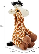 Zappi Co Giraffe Plush Toy 12-15cm Soft Cuddly Snuggle Friend view 6