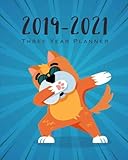 2019-2021 Three Year Planner: Cute Animal Dog Doing Dabbing Cover 36 Months Calendar Academic Planner Organizer Agenda for The Next Three Years ... January 2019 to December 2021) (Volume 5) by Tina R. Kelly