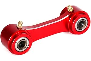 GOODELY XR250R Lowering Link 45mm Rear Drop Link Compatible With XR 250R XR350R XR600R XR650L CNC Lowering Suspension Linkage Arm (Red)
