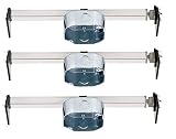 Ciata Lighting Saf-T-Brace for Ceiling Fans, 3 Teeth, Twist and Lock (3 Pack)