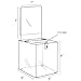Clear-Ad - Acrylic Donation, Ballot, Raffle or Suggestion Box with Lock and Removable Sign Holder - Plastic Comment or Compaint Container - Plexiglass Multipurpose Box with Slot - Clear (6x6)