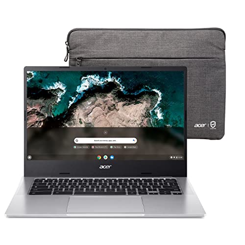 Acer Chromebook 514 Laptop | 14" FHD Display | MediaTek Kompanio 828 Octa-Core Processor | 8GB RAM | 64GB eMMC | Wi-Fi 6 | Backlit KB | Chrome OS | Up to 15 Hours Battery Life | CB514-2H-K7GF,Silver