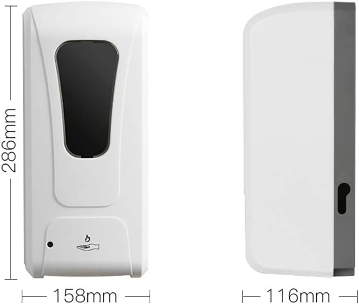 SUNJULY Automatic Soap Dispenser, 1000ml Soap Lotion Pump Disinfection Machine with Infrared Sensor Pounch-Free Wall-Mounted Lotion Dispenser Touch-Free 100% Safe for Hospital School Toilet(Dripping): Home & Kitchen