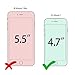 iPhone 7 Case, idutou 3-in-1 Sleek Thin and Slim Fit Hard Shell Cover Case with 3 Detachable Parts for Apple iPhone 7 Only, Chrome RED and Matte Black (4.7 Inches) 2016 (Black/red)