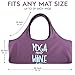 YogaPets Exercise Fun Yoga Mat Tote Bag | Large Mat Carrier with Strap & Side Pocket | Fits Most Size Mats (Wine)thumb 1