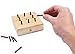9 Hole Pegboard | Wooden Box Peg Board for Finger Dexterity, Physical Therapy, Fine Motor Coordination, Sensory Rehabilitation