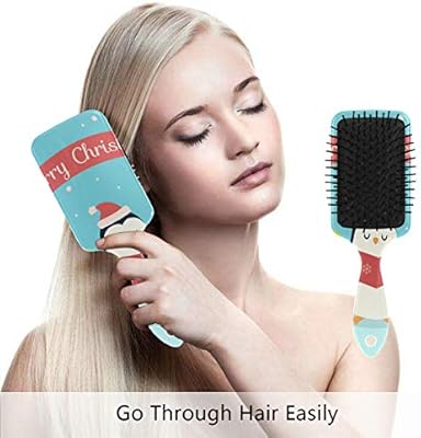 Amazon Com Massage Comb Christmas Cute Penguin Hairbrush