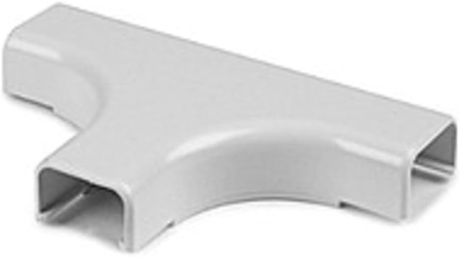 HellermannTyton TSR2I-21 1-1-4-inch Tee Cover - 1.0-inch Bend Radius - PVC - 10 Pack - Ivory