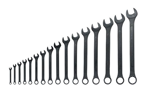 Click Here to See More Images Raised Panel Combo Wrench Standard Black Oxide Corrosion Resistant SAE Tool Sets