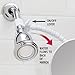 iDesign - 20301 Fog-Free Small Shower Shaving Mirror with Flexible Arm, Fogless Mirror for Bathroom, Vanity, Bathtub, Wall, 14