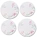 Corelle Coordinates by Reston Lloyd Electric Stovetop Burner Covers, Set of 4, Pink Trio