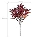 GTIDEA 4pcs Fake Plants Artificial Greenery Shrubs Plastic Red Bushes House Office Garden Patio Yard Indoor Outdoor Decor