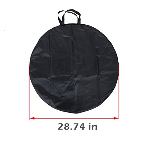 JEELAD 28" Bike Bicycle Soft Wheel Bag Wheelset Bag Wheel Carrying Bag (1 Pack) - Thumbnail 2