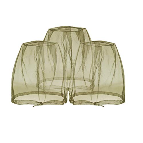 Head Nets, Soft Extra Fine Holes Cap, Durable Protection Hats from Any Outdoor Activities (3Ã—Head Nets, Black)