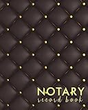 Notary Record Book: Notary Public Journal, Notary