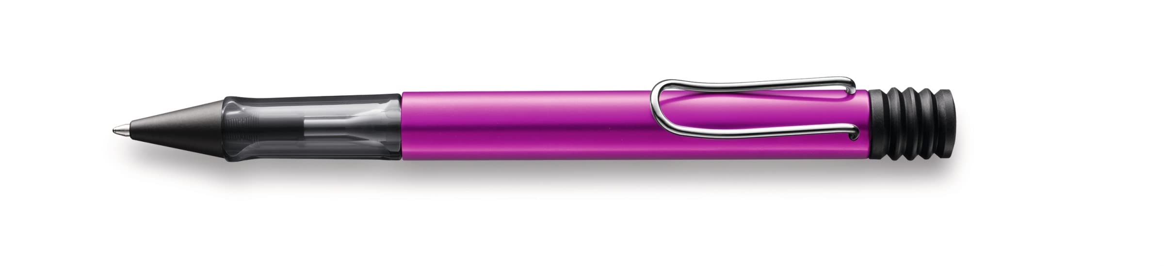 Lamy 1232591 AL-star 299 Ballpoint Pen - Aluminium Ballpoint Pen in Vibrant Pink with Ergonomic Handle and Transparent Grip - With Large Refill - Line Width M