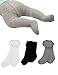 WEWINK PLUS Baby Toddler Girls Tights 3 Pack Knit Cotton Dance Leggings Pants for Infant Girl Stockings (style D lines, 1-2 year)