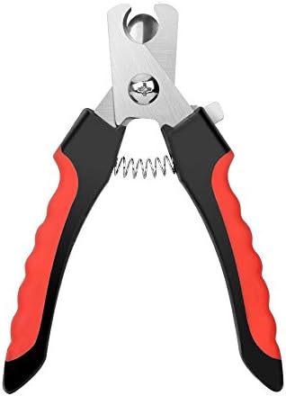 Professional Dog Cat Nail Clippers, Easy & Safe To use, Quality Sharp Stainless Steel Blades with Safety Guard, Dog Nail Cutters Designed By Vets | Medium To Large Dogs, Ergonomically designed handle