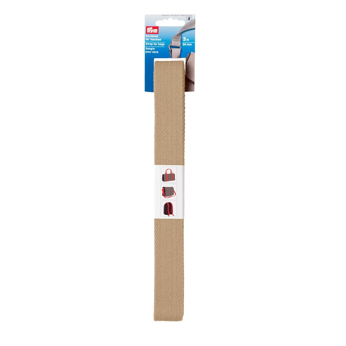 Prym Strap for Bags, 30mm, Beige