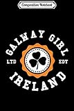 Composition Notebook: GALWAY GIRL Ireland Shamrock Irish Badge  Journal/Notebook Blank Lined Ruled 6x9 100 Pages
